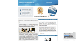 Desktop Screenshot of investmentmanagementuk.co.uk