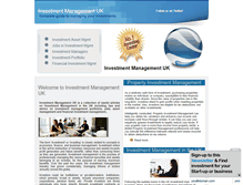 Tablet Screenshot of investmentmanagementuk.co.uk